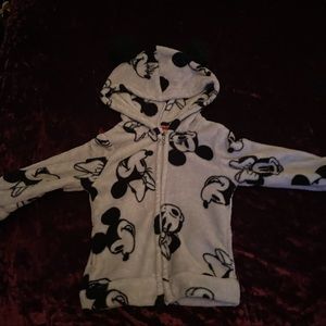 Disney Junior Mickey - Girls 4T Fuzzy Mickey Hoodie w/ EARS!!